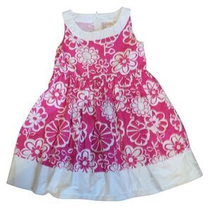 Pink & White Floral Dress